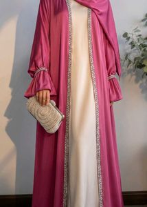 Elegant Abaya with Embellished Sleeves