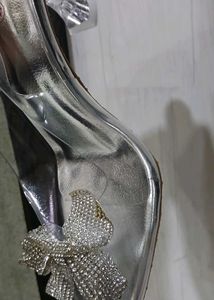 Sparkly Heels with Bow Detail