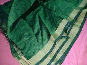 Emerald Green Silk Saree