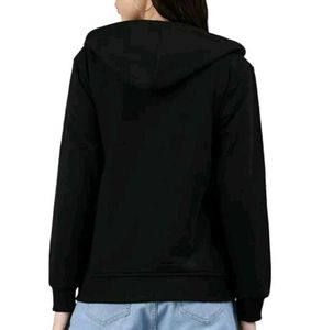 Black Zip-Up Hoodie