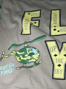 Kids Helicopter Print Pajama Set