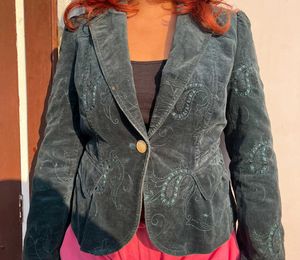 Dark Aesthetic Blazer💚