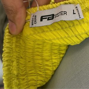 FB SISTER Cup Detail Crop Top