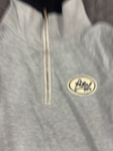 Grey Quarter Zip Sweatshirt