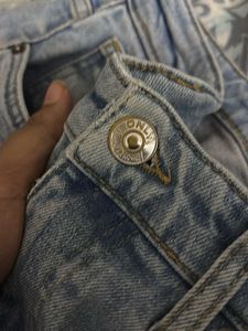 Light Wash Wide Leg Jeans