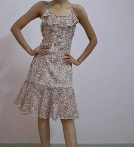 Floral Ruffle Summer Dress