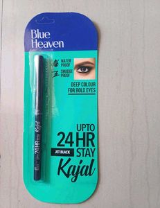 Blue Heaven 24Hr Stay Matte Pencil Kajal Black Wat