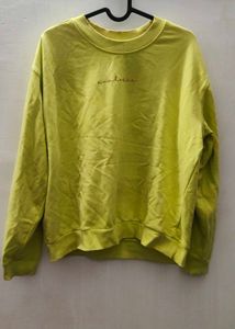 Lime Green Graphic Sweatshirt