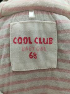Cool Club Grey Fleece Jacket ( Girls) | Chest 22| Length 13
