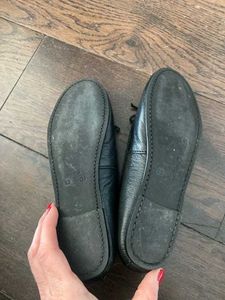 Mango Black Bow Ballerinas