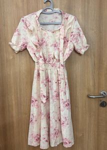 A line Printed Dress