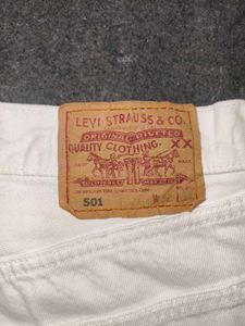 Levi's '501 Original' Jeans (White)
