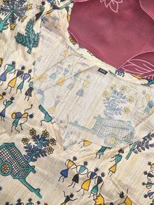 Tribal printed short kurti