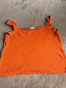 selling this SYSTEM brand tank top in Orange