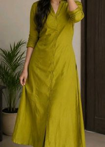 Chic Lime Green Kurta Set