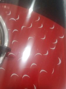 Glass Strawberry Design 3-Burner Gas Stove