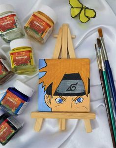 Handmade Naruto Anime Canvas Art