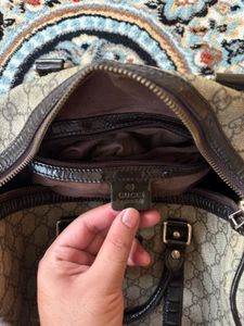 Gucci Monogram Duffel Bag