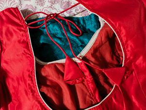 Red Ethnic Blouse