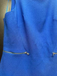 Newlook Blue Sleeveless Sheath Dress
