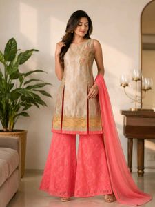 Elegant Brocade Ethnic Top
