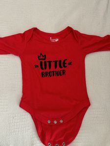 Little Brother Text Romper