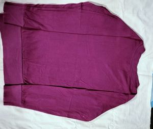 Purple 💜 Colour Light Sweatshirt