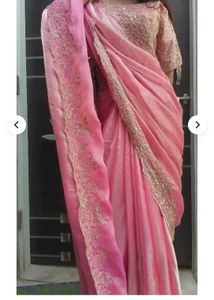 🌟Embroidered Silk Saree Blouse