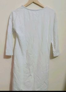 White Full Sleeves T-shirt For 32 Bust