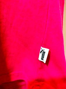 Puma Pink Graphic T-Shirt for women