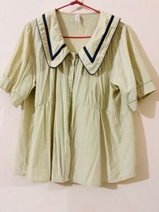 Cute Sailor Collar Top