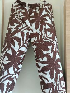 Stylish Floral Print Palazzo Pants