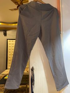 Grey Straight Pant