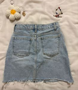Denim skirt