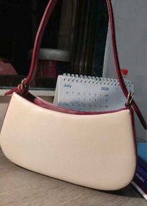 elegant cream shoulder bag ✨
