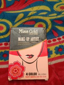 Miss Gold 4 Color Blush - Makeup Artist Series