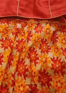 Vibrant Floral Lehenga Skirt