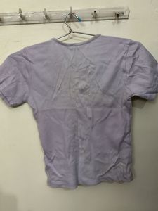 Light Purple Chain Detail Top