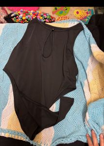 Sleek Black Bodysuit