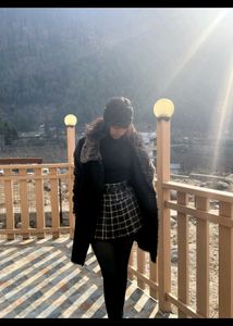 Plaid Pleated Mini Skirt