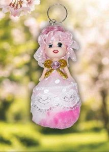 Doll Keychains  set Of 5