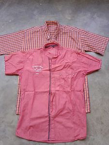 Set of 2 Bundle Men Women Casual Shirt