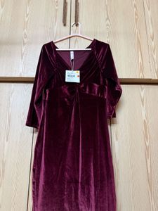 Velvet Midi Dress