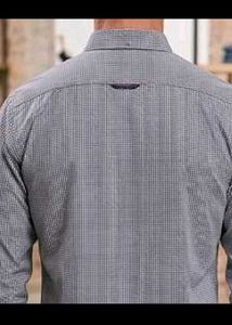 Men's Blue Checkered Casual Shirt