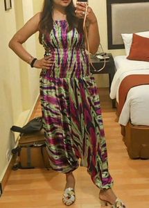 Boho Smocked Jumpsuit
