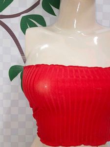 (1000)Red Tube Top