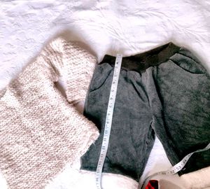 Very Beautiful Woolen Cute Lower With Top