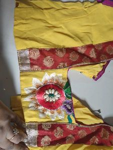 Vibrant Yellow Embellished Blouse