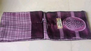 Purple Magic Crape Saree with Blouse