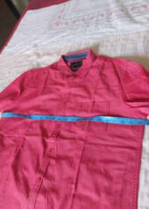Men's Pink Long Sleeve Shirt